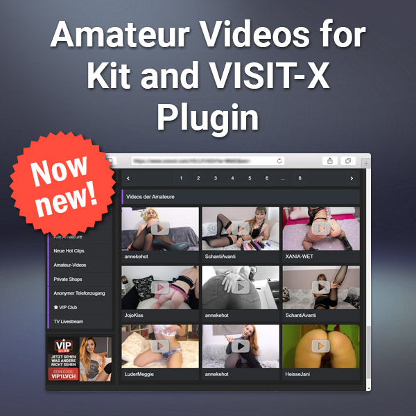 This is it: Cams and Videos for Kit 3.0 and VISIT-X Plug-in