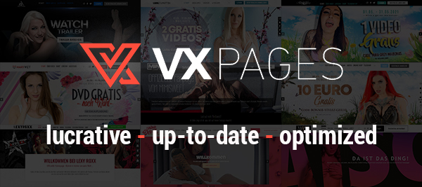 VXPAGES – Now finally promote the websites of the VISIT-X-Models