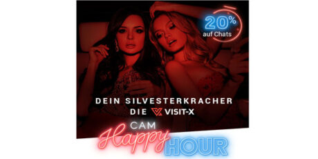 VISIT-X Cam Happy Hour – 20% auf Chats