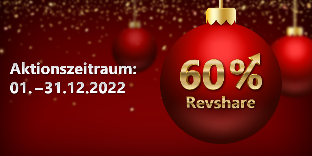 Prozember 2022 – 60% Revenueshare auf VISIT-X.world