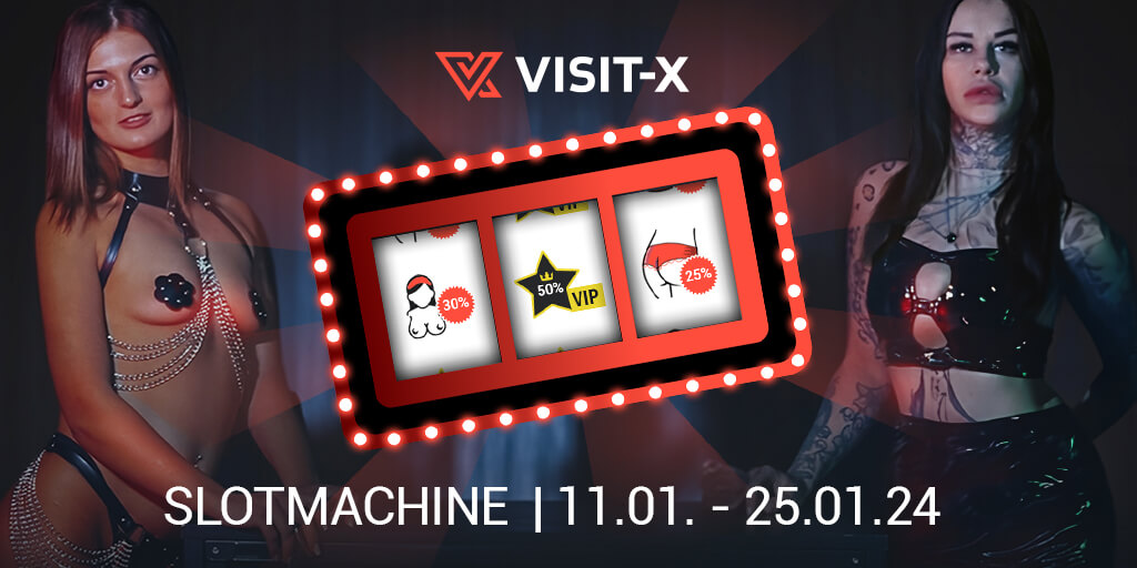 VX-CASH presents: Die VISIT-X Fetisch-Slotmachine