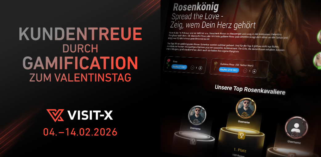 VX-CASH presents: Valentins-Gamification auf VISIT-X