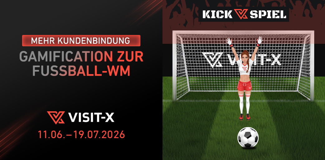 WM-Kickspiel – Dein 5-Wochen-Push auf VISIT-X